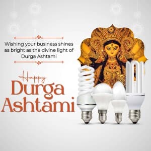 Durga Ashtami Business flyer