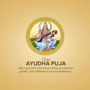 Ayudha Puja event poster