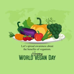 World Vegan Day graphic