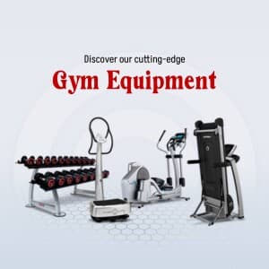 Gym Equipment business flyer