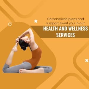 Health And Wellness promotional template