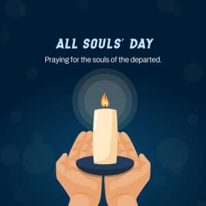 All Souls' Day event poster