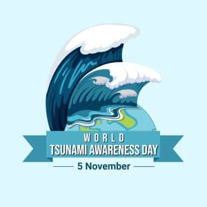 World Tsunami Awareness Day marketing poster