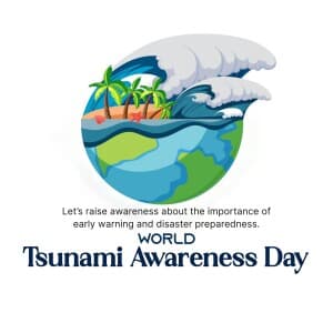 World Tsunami Awareness Day creative image