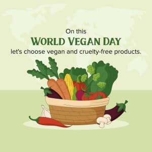 World Vegan Day event advertisement