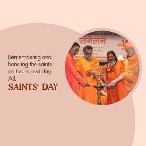 All Saints' Day creative image