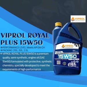 Engine oil business banner