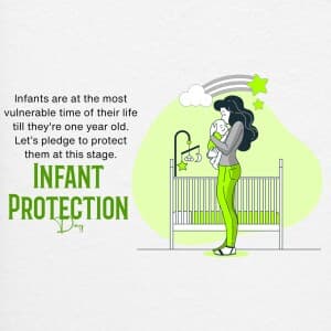 Infant Protection Day whatsapp status poster