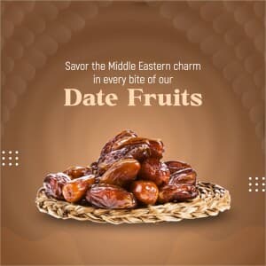 Date Fruit template