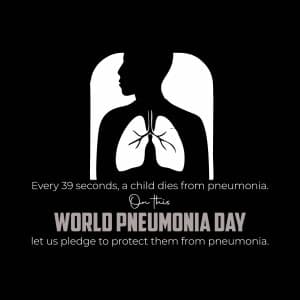 World Pneumonia Day event advertisement