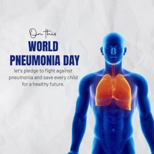 World Pneumonia Day poster Maker