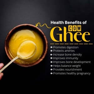 Ghee promotional poster