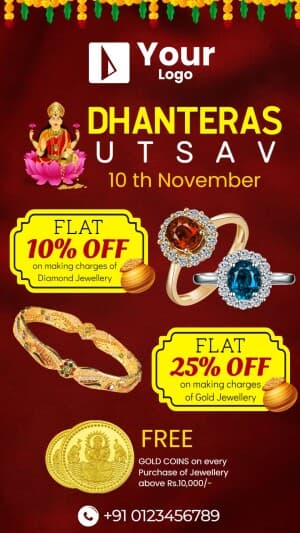 Dhanteras Offers Templates custom template