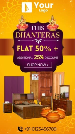 Dhanteras Offers Templates poster