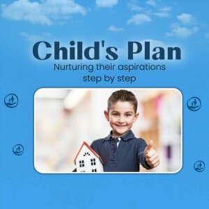 Child's Plan marketing post