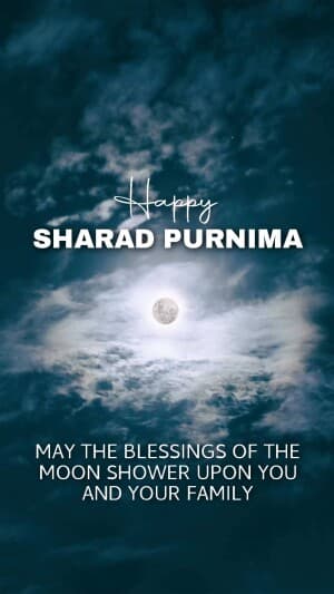 Sharad Purnima Insta Story facebook ad banner