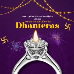 Diwali - Jewellery event poster