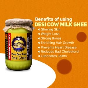 Ghee business banner