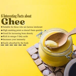 Ghee business flyer