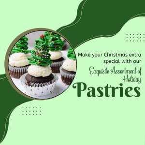 Pastry business banner