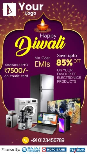 Diwali Offers Templates greeting image