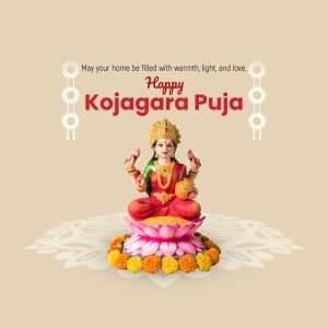 Kojagara Puja flyer