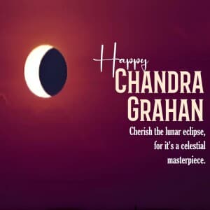 Chandra Grahan event poster