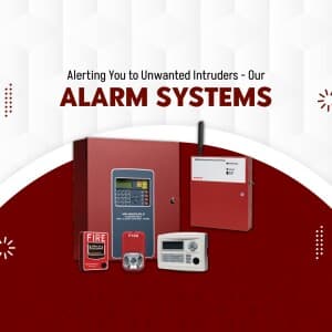 Alarm System business flyer