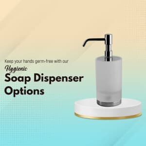 Soap dispenser template