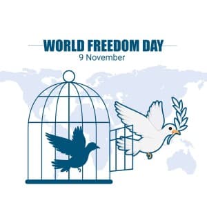 World Freedom Day creative image