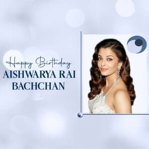 Aishwarya rai bachchan birthday graphic