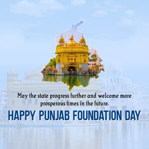 Punjab Foundation Day poster