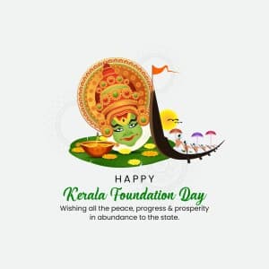 Kerala Foundation Day poster