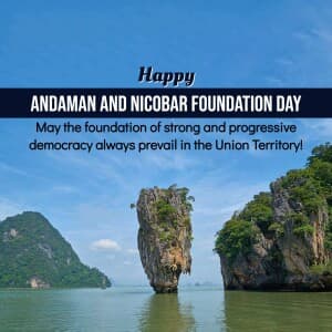 Andaman and Nicobar Islands Foundation Day banner