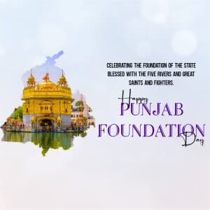 Punjab Foundation Day flyer