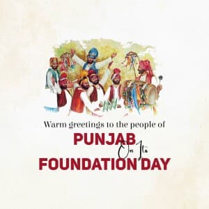 Punjab Foundation Day post