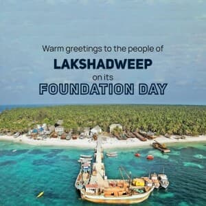 Lakshadweep Foundation Day flyer