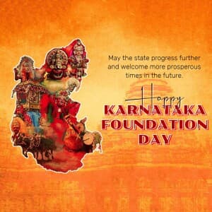 Karnataka Foundation Day flyer