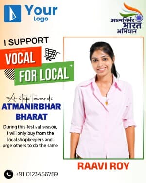 I Support Vocal For Local banner