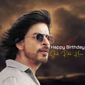 Shahrukh Khan Birthday illustration