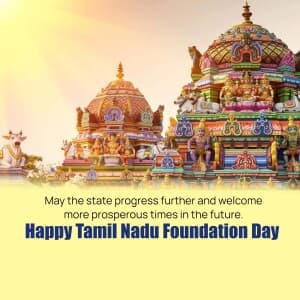 Tamil Nadu Foundation Day poster