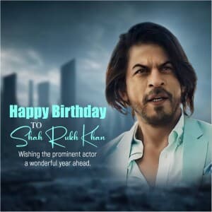 Shahrukh Khan Birthday image