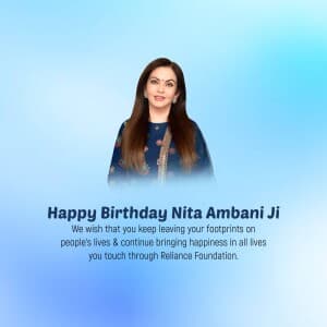 Nita Ambani Birthday post