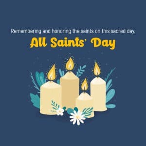 All Saints' Day flyer