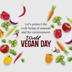 World Vegan Day banner