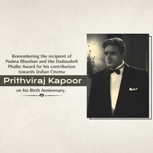 Prithviraj Kapoor Jayanti image