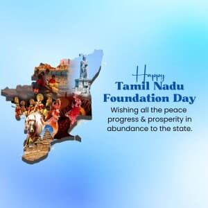 Tamil Nadu Foundation Day event poster