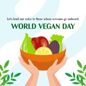 World Vegan Day poster