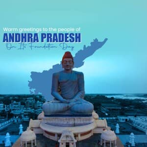 Andhra Pradesh Foundation Day' flyer