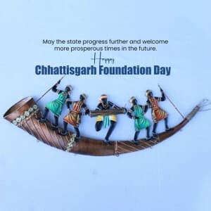 Chhattisgarh Foundation Day poster